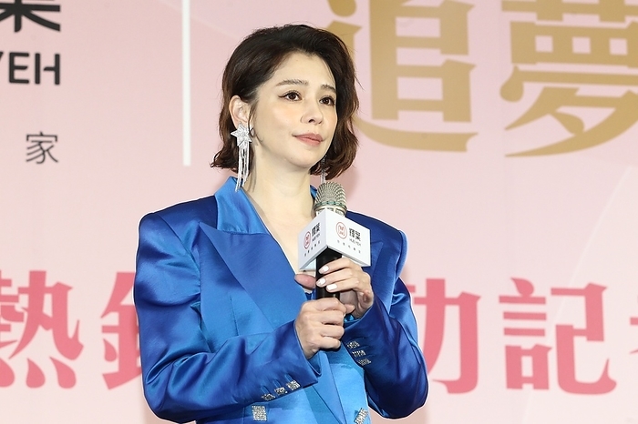 Vivian Hsu : Vivian Hsu attends a brand massage chair's promotional activity in Taipei, Taiwan, China on 21 April 2021.(Photo by TPG)