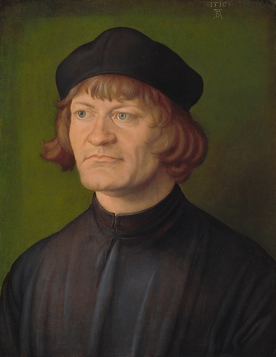 Portrait of a Clergyman  Johann Dorsch  , 1516. Creator: Albrecht Durer. Portrait of a Clergyman  Johann Dorsch  , 1516.
