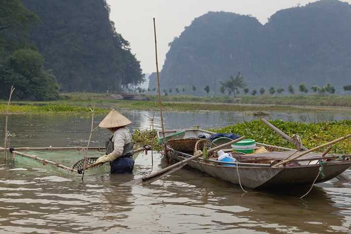 Vietnam Tam Coc Fisherman