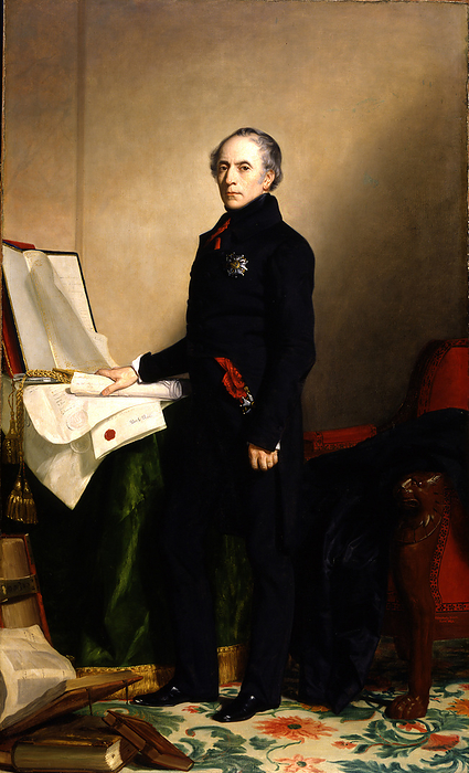 Francois Pierre Guillaume Guizot, 1841. Creator: George Peter Alexander Healy. Francois Pierre Guillaume Guizot, 1841.