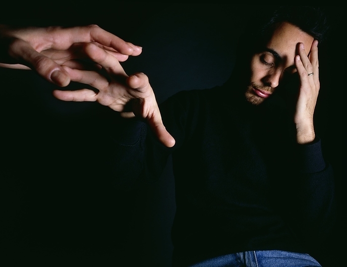 Man undergoing hypnotism Hypnotism. Man undergoes hypnosis. Hypnosis is a trance like state, characterised by extreme susceptibility to suggestion. Originally hypnosis was thought to be a form of sleep, but modern EEG measurements show no correlation between brain electrical activity during hypnosis and sleep. In subjects who respond strongly to hypnosis, hypnotherapy may be of use in helping subjects who suffer from panic attacks, extreme anxiety, phobias or those needing treatment from addictive habits  such as smoking . In psycho  therapy, hypnosis may enable patients to access repressed traumatic events in their past.