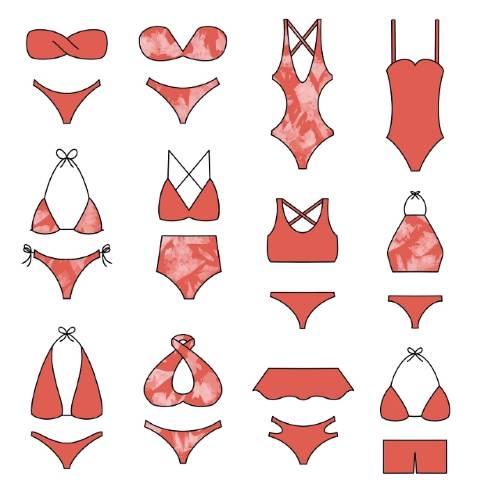 Swimsuit Set Red