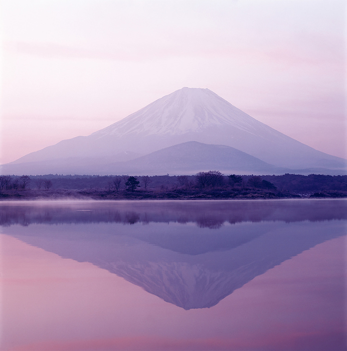 Mount Fuji and Lake Seishin Yamanashi Prefecture