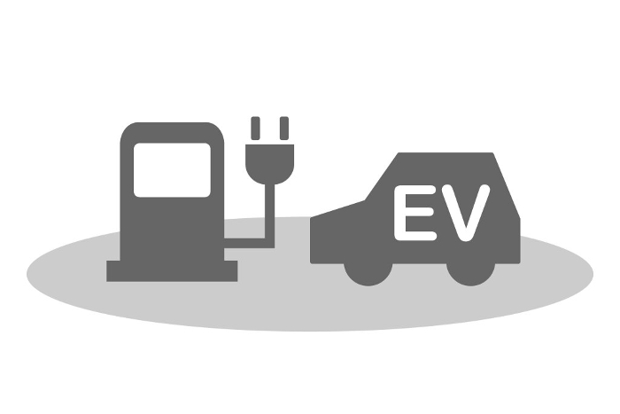 Electric Vehicle Icons Vector