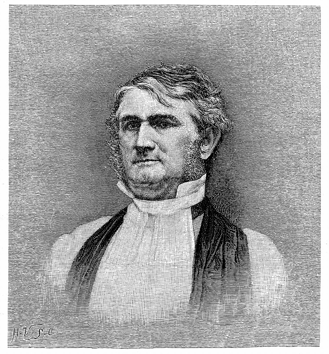 Leonidas Polk (1806-1864) American cleric and soldier. Bishop of Arkansas 1838, of Louisiana from 1841. Commanded corps of confederate troops during American Civil War 1861-1865. Engraving.