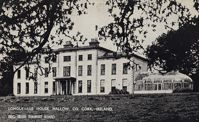 Longueville House, Mallow, County Cork, Ireland, c1950. Creator: Unknown. Longueville House, Mallow, County Cork, Ireland, c1950. View of Longueville House, a 300 year old Georgian country house in the Blackwater Valley in the south west of Ireland.
