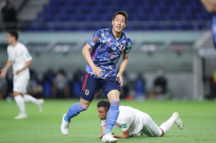 2022 FIFA World Cup Asia 2nd Preliminary Round Japan s Gen Shoji during the FIFA World Cup Qatar 2022 Asian Qualifier Second Round Group F match between Japan 5 1 Kyrgyzstan at Panasonic Stadium Suita in Osaka, Japan, June 15, 2021.  Photo by JFA AFLO 