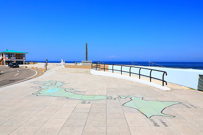Omazaki, Japan Map, Monument to the northernmost tip of Honshu, Aomori Prefecture
