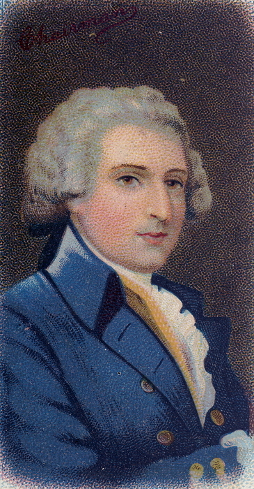 'John Philip Kemble (1757-1823) English tragic actor, member of a famous theatrical family. Son of Roger Kemble and brother of Mrs Sarah Siddons. Made his London debut in 1783 as Hamlet. Chromolithograph.'