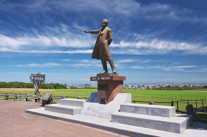 Clark statue at the Sapporo Hitsujigaoka Observation Hill, Hokkaido, Japan