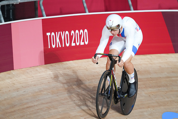 2020 Tokyo Olympics Bicycle Track Official Practice Tomas Babek  CHZ , AUGUST 1, 2021   Cycling :. Official Practice Official Practice during the Tokyo 2020 Olympic Games at the Izu Velodrome in Shizuoka, Japan.  Photo by Shutaro Mochizuki AFLO 