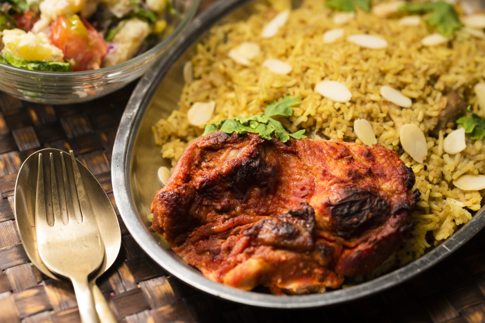 Tandoori Chicken and Biryani