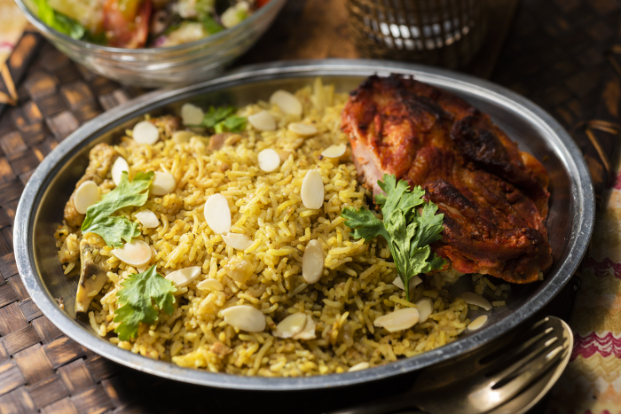 Tandoori Chicken and Biryani