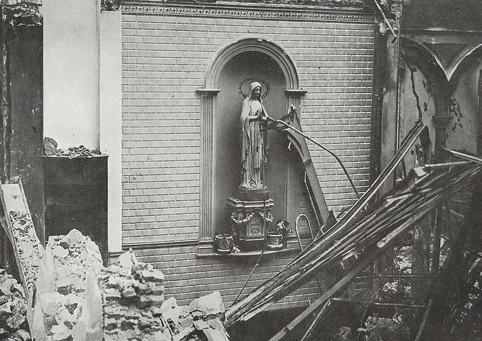 All that remained of the French convent of Dendermonde. World War One 19140101 All that remained of the French convent of Dendermonde. World War One 19140101