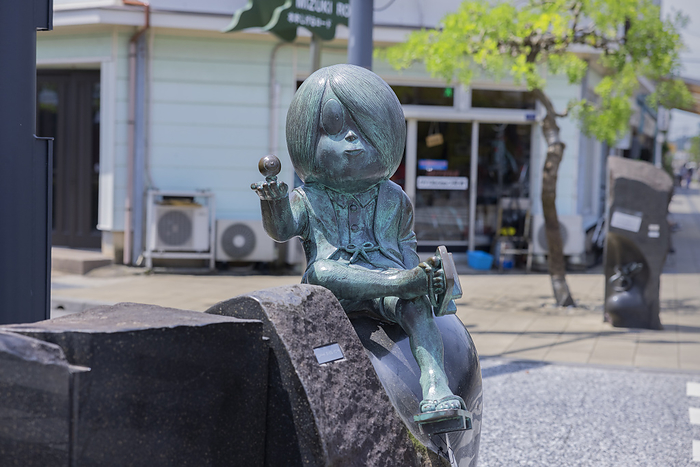 Kitaro Statue, Mizuki Shigeru Road, Tottori