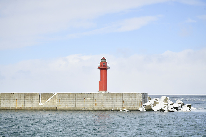 Monbetsu Port No.2 Breakwater Lighthouse