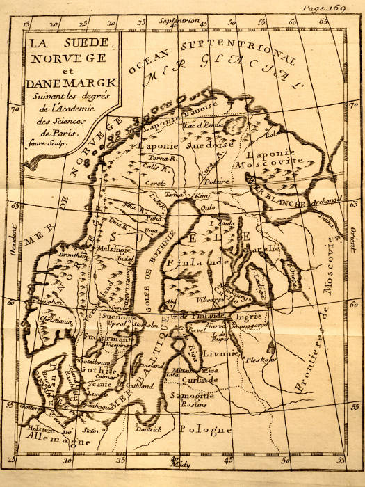 Teak's Old Map of Northern Europe