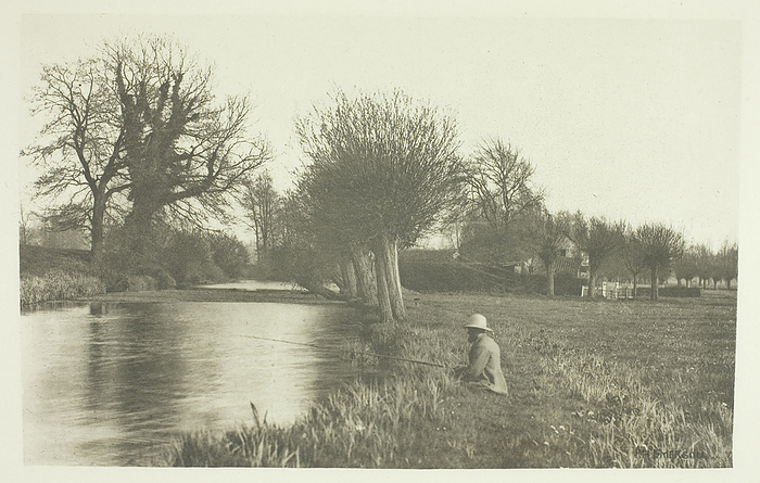 Keeper s Cottage, Amwell Magna Fishery, 1880s. Creator: Peter Henry Emerson. Keeper s Cottage, Amwell Magna Fishery, 1880s. A work made of photogravure, plate v from the album  quot the compleat angler or the contemplative man s recreation, volume i quot   1888   edition 109 250.