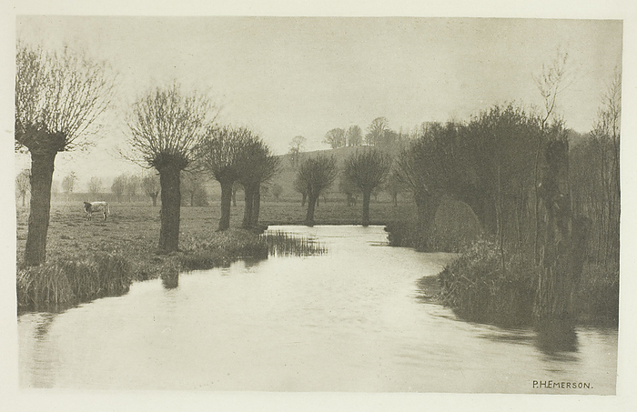 Mouth of the River Ash, 1880s. Creator: Peter Henry Emerson. Mouth of the River Ash, 1880s. A work made of photogravure, plate iv from the album  quot the compleat angler or the contemplative man s recreation, volume i quot   1888   edition 109 250.