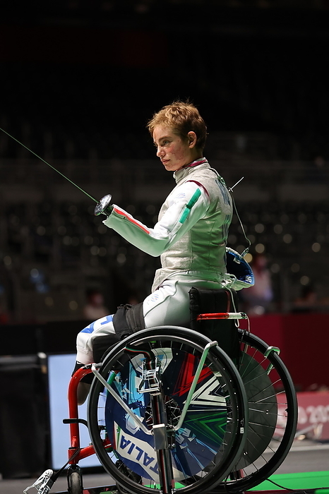 2020 Tokyo Paralympics Wheelchair Fencing Women s Flute Team Beatrice Vio  ITA , AUGUST 29, 2021   Wheelchair Fencing : Women s Foil Team Preliminary during the Tokyo 2020 Paralympic Games at the Makuhari Messe Hall B in Chiba, Japan.  Photo by YUTAKA AFLO SPORT 