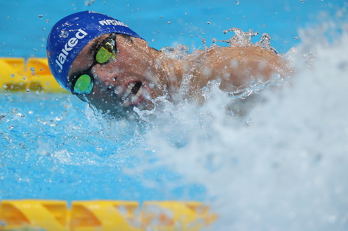 Tokyo Paralympic Games 2020    Swimming RAIMONDI Stefano  ITA  competes in the Swimming : Men s 100m Butterfly   S10 Finall   on August 31, 2021 during the Tokyo 2020 Paralympic Games at the Tokyo Aquatics Centre in Tokyo, Japan.  Photo by Naoki Nishimura AFLO SPORT 