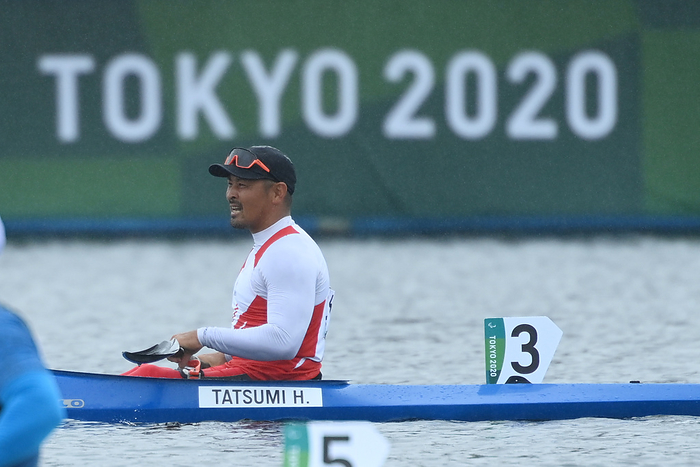 2020 Tokyo Paralympics Canoe Men KL2 B Final Hiromi Tatsumi  JPN , SEPTEMBER 3, 2021   Canoe Sprint : Men s KL2 Final B during the Tokyo 2020 Paralympic Games at the Sea Forest Waterway in Tokyo, Japan.  Photo by MATSUO.K AFLO SPORT 