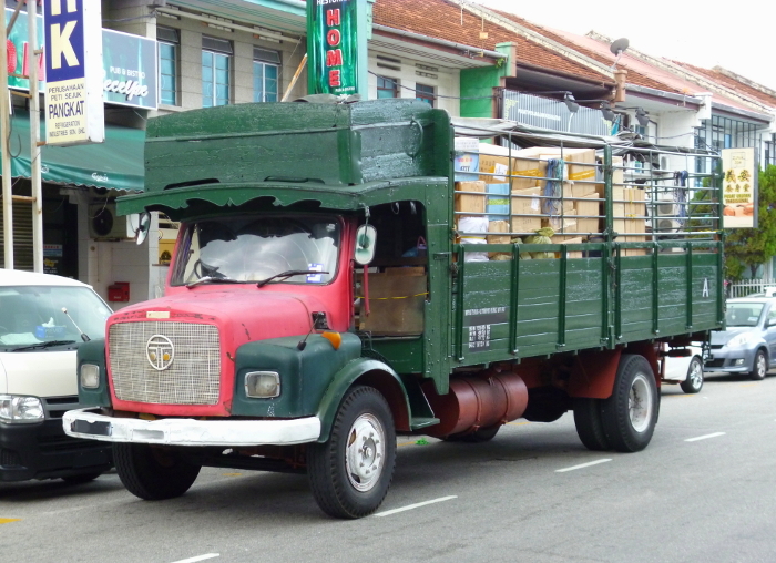 Old Indian truck in Penang Island, Malaysia