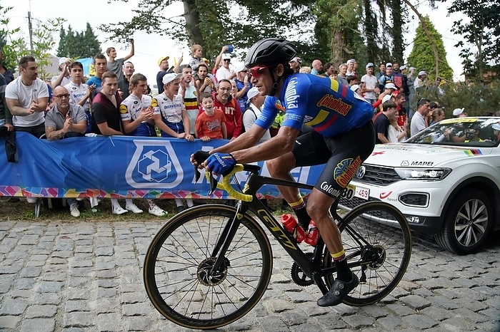 2021 Road World Championships Men s Elite Road Race  Nelson Soto Martinez  COL  in the elite men road race of the UCI World Championships Road Cycling Flanders 2021 on Sunday 26 September 2021 at Leuven in Belgium. Photo by SCS Soenar Chamid AFLO  HOLLAND OUT 