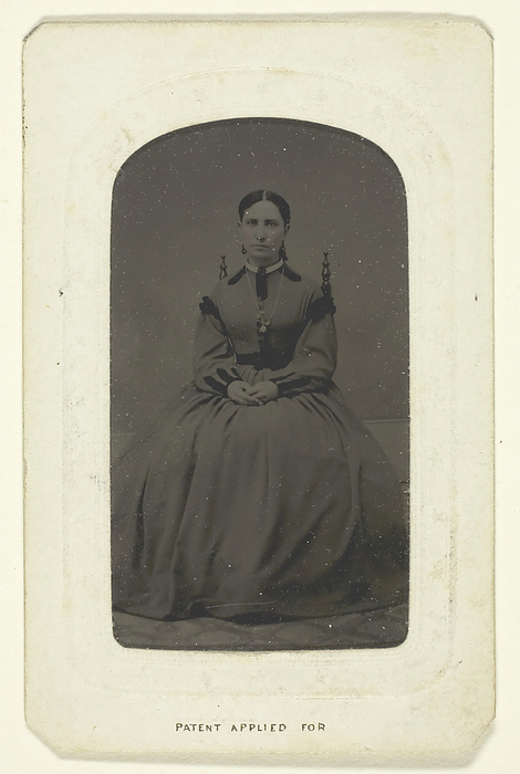 Untitled  Portrait of a Woman , 1840 1900. Creator: Unknown. Untitled  Portrait of a Woman , 1840 1900. Tintype.