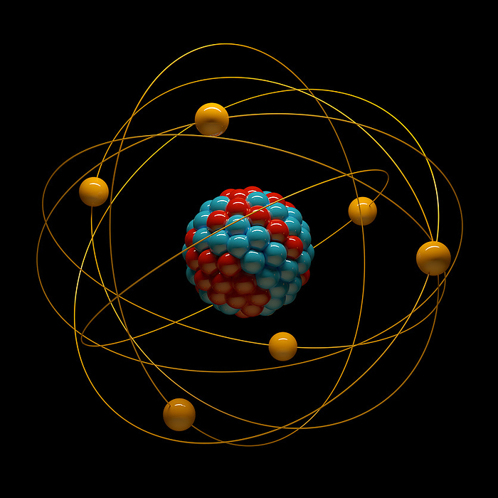 Atomic structure, illustration Atomic structure, illustration., Photo by KTSDesign SCIENCEPHOTOLIBRARY
