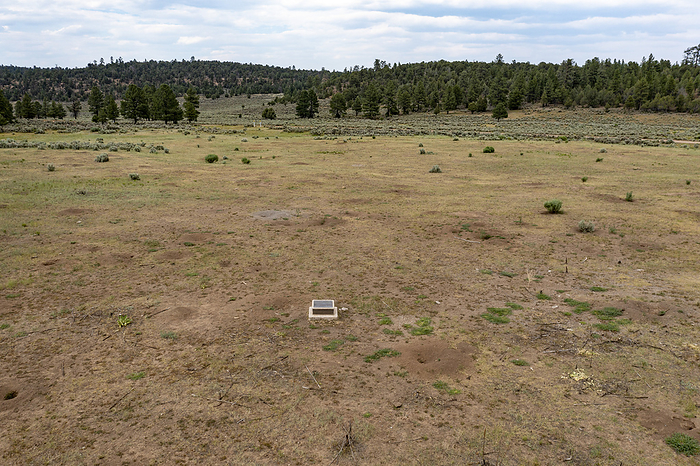 Site of Project Gasbuggy, a nuclear fracking experiment Placard at the site of Project Gasbuggy, Dulce, New Mexico, USA. On 10th December 1967, the United States Atomic Energy Commission carried out a nuclear detonation, designed to fracture rock in order to extract natural gas. Project Gasbuggy was part of Operation Plowshare, a government program aimed at finding peaceful uses for nuclear explosions. It worked as planned, except that the gas that was liberated was too radioactive to be used., Creditline:JIM WEST SCIENCE PHOTO LIBRARY