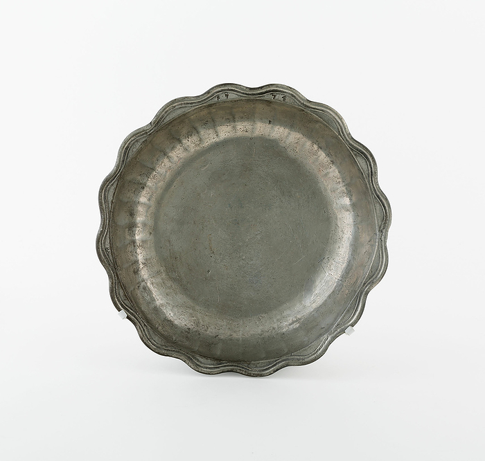 Bowl with Scalloped Edge, France, 1774. Creator: Unknown. Bowl with Scalloped Edge, France, 1774.