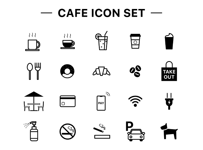Cafe Icon Set