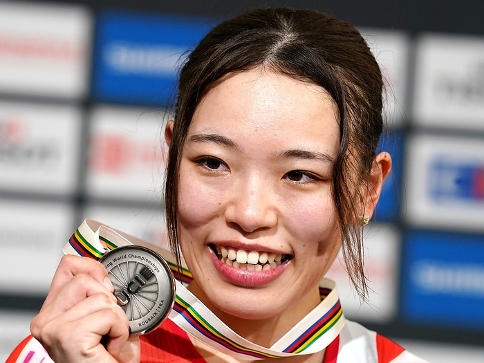 UCI 2021 Track World Championships  Mina SATO  JPN  silver medallist on Womens Keirin during UCI 2021 Track World Championships on Oktober 24, 2021 in Jean Stablinksi Velodrome in Roubaix, France Photo by SCS Soenar Chamid AFLO  HOLLAND OUT 