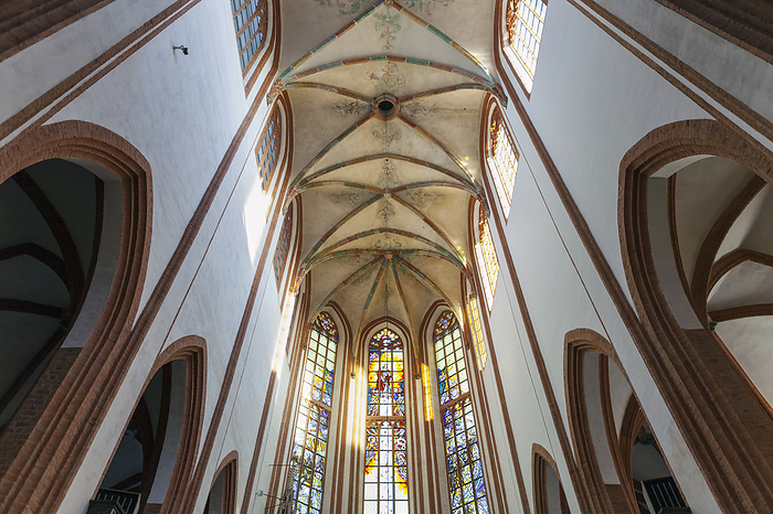 Interior of St. Elizabeth's Church; Wroclaw, Silesia, Poland, Photo by Terence Waeland / Design Pics