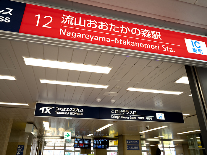 Nagareyama Otakanomori Station Chiba Prefecture