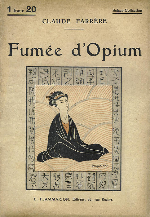 France: Orientalist cover of  Fumee d Opium   Opium Smoking  by Claude Farrere. The earliest description of the use of opium as a recreational drug in China comes from Xu Boling, who wrote in 1483 that opium was  mainly used to aid masculinity, strengthen sperm and regain vigor , and that it  enhances the art of alchemists, sex and court ladies . He described an expedition sent by the Chenghua Emperor in 1483 to procure opium for a price  equal to that of gold  in Hainan, A century later, Li Shizhen listed standard medical uses of opium in his renowned Compendium of Materia Medica  1578 , but also wrote that  lay people use it for the art of sex , in particular the ability to  arrest seminal emission .  arrest seminal emission . This association of opium with sex continued in China until the twentieth century. Opium smoking began as a privilege of the elite and remained a great Opium smoking began as a privilege of the elite and remained a great luxury into the early 19th century, but by 1861, Wang Tao wrote that opium was used by rich peasants, and that even a small village without a rice store would have a shop where opium was sold.