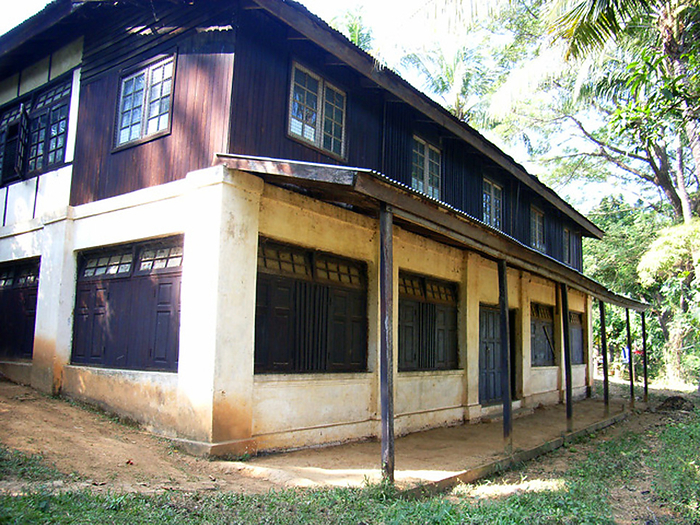 Burma   Myanmar:The former British Club in Katha, 2006. In Orwell s time it consisted of only the ground floor, and is thought to have served as the model for the British Club in  Burmese Days   1934 . In October 1922 he sailed on board S.S. Herefordshire to join the Indian Imperial Police in Burma. In April 1926 he moved to Moulmein, where his grandmother lived. At the end of that year, he went to Katha, where he contracted Dengue fever in 1927. He was entitled to leave in England that year, and in view of his illness, was allowed to go home in July. While on leave in England in 1927, he reappraised his life and resigned from the Indian Imperial Police with the intention of becoming a writer. His Burma police experience yielded the novel Burmese Days  1934  and the essays  A Hanging   1931  and  Shooting an Elephant   1936 .