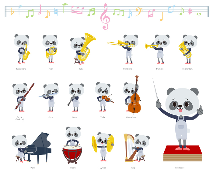 Panda boy set on classical music performance
