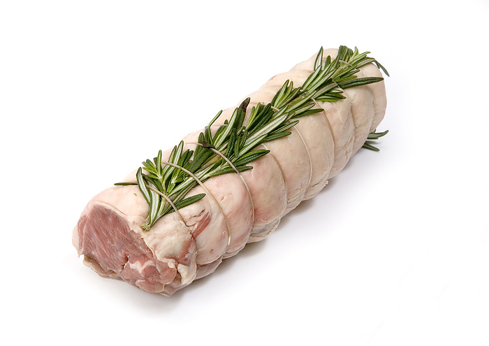 Whole noisette of lamb tied and topped with rosemary Whole noisette of lamb tied and topped with rosemary., Photo by DK IMAGES SCIENCE PHOTO LIBRARY