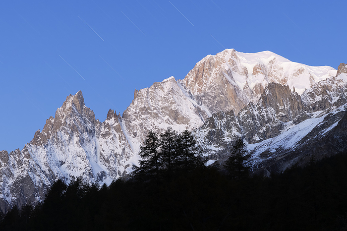 Italy Autumn view on Mont Blanc, Val Ferret, Courmayeur, Aosta Valley, Italy, Photo by Carlo Conti
