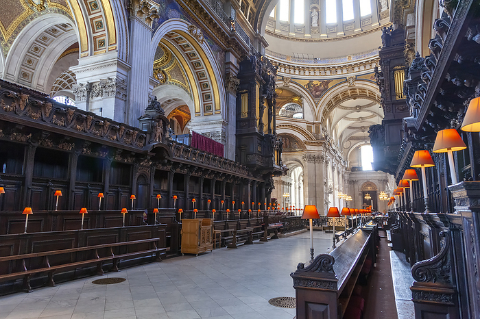St. Paul s Cathedral London, England The choir of St. Paul s Cathedral, London, Great Britain, UK, Photo by Diego Cuzzolin