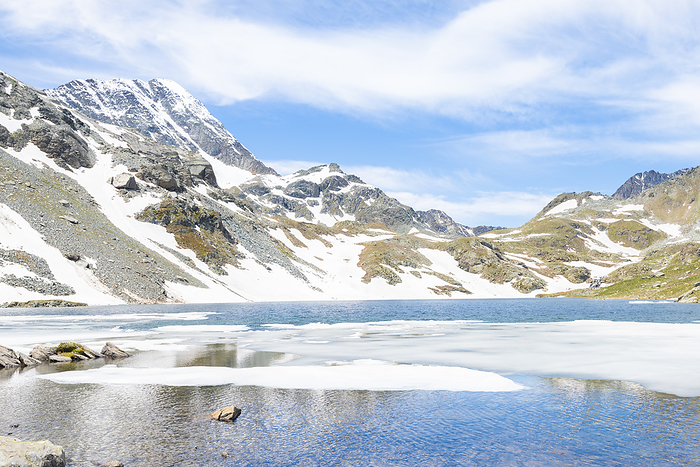 Italy Gran Lac, Vallon de Chalamy, Mont Avic Natural Park, Valle d Aosta, Italian alps, Italy, Photo by Francesco Sisti
