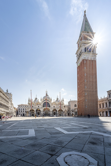 St. Mark s Square, Venice Europe, Italy, Veneto, Venice: San Marco Square at morning, Photo by Massimiliano Montella