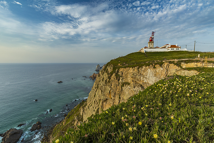 Portugal Cabo da Roca is the westernmost extent of mainland Portugal and Europe. Located within the Sintra Cascais National Park, Lisbon district, Portugal., Photo by Nave Orgad
