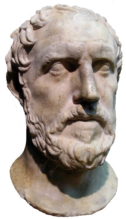 Greece: Thucidides  c. 460 BCE   c. 395 BCE , Historian and Writer Thucydides   Greek           , Thoukyd d s  was a Greek historian and author from Alimos. His  History of the Peloponnesian War  recounts the 5th century BC war between Sparta and Athens to the year 411 BC. Thucydides has been dubbed the  father of scientific history , because of his strict standards of evidence gathering and analysis in terms of cause and effect without reference to intervention by the gods, as outlined in his introduction to his work. br   br    He has also been called the father of the school of political realism, which views the relations between nations as based on might rather than right. His text is still studied at advanced military colleges worldwide, and the Melian dialogue remains a seminal work of international relations theory. br   br    More generally, Thucydides showed an interest in developing an understanding of human nature to explain behaviour in such crises as plague, massacres, as in that of the Melians, and civil war.