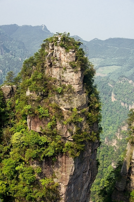 China: Quartzite sandstone pillars and peaks, Wulingyuan Scenic Area, Hunan Province Wulingyuan Scenic Reserve  Chinese:      pinyin: W l ng Yu n  is a scenic and historic interest area in Hunan Province. It is noted for its approximately In 1992 it was designated a UNESCO World Heritage Site. UNESCO World Heritage Site.