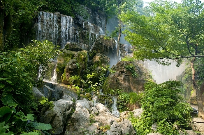 China: Waterfall, Qixing Gongyuan  Seven Star Park  Qixing Gongyuan or Seven Star Park gained its name from the position of its seven hills, which suggests the pattern of the Plough  Big Dipper  constellation. The park has been a tourist attraction for more than 1,000 years. br   br   br  The park has been a tourist attraction for more than 1,000 years.  The name Guilin means  Cassia Woods  and is named after the osmanthus  cassia  blossoms that bloom throughout the autumn period.  br   br  The name Guilin means  Cassia Woods  and is named after the osmanthus  cassia  blossoms that bloom throughout the autumn  Guilin is the scene of China s most famous landscapes, inspiring thousands of paintings over many centuries. mountains and rivers under heaven  are so inspiring that poets, artists and tourists have made this China s number one natural attraction.