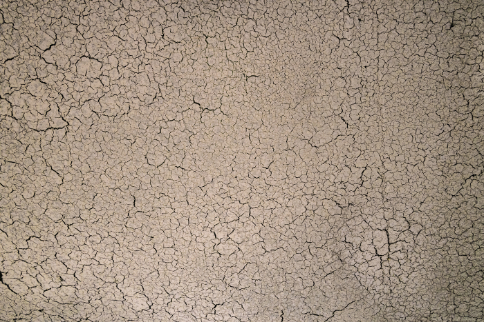 Cracks in painted surface