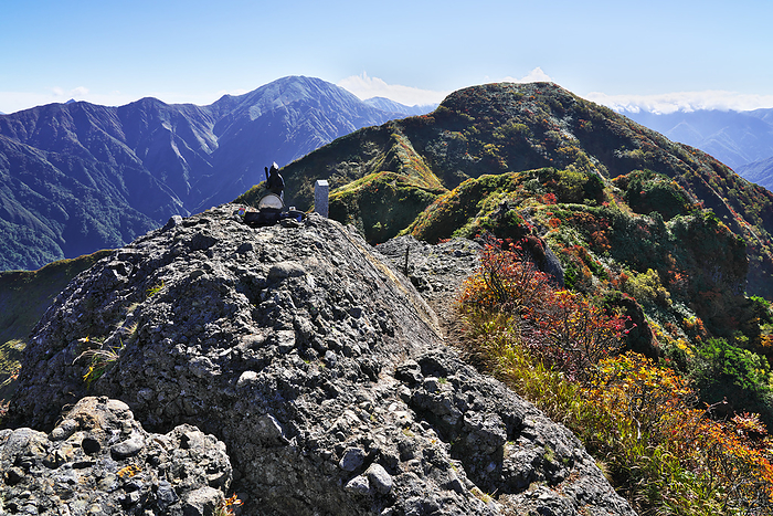 Hakkaisan, Mt. Dainichidake summit and Mt. Irimichi Niigata Prefecture
